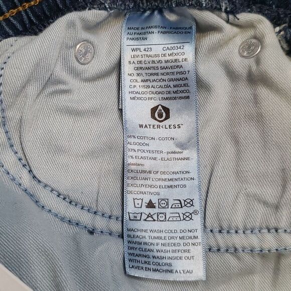 NWT Boys Signature Levi's GOLD Pull-On Shorts Sz XL - Picture 8 of 8